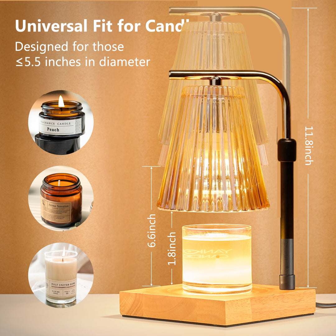 Candle Warmer Lamps Champagne Gold